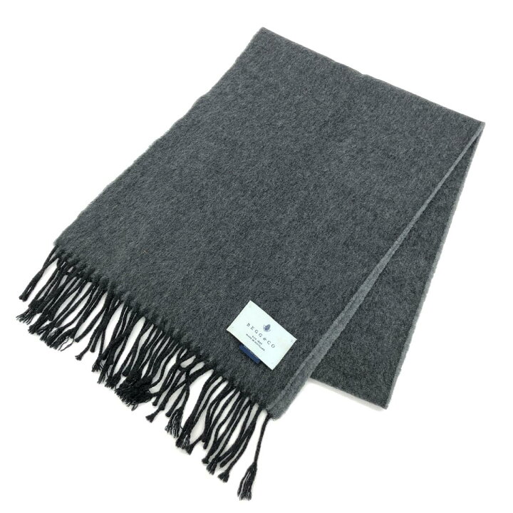 楽天市場】BEGG&CO ベグ&コー マフラー グレー カシミア100％ ユニ  