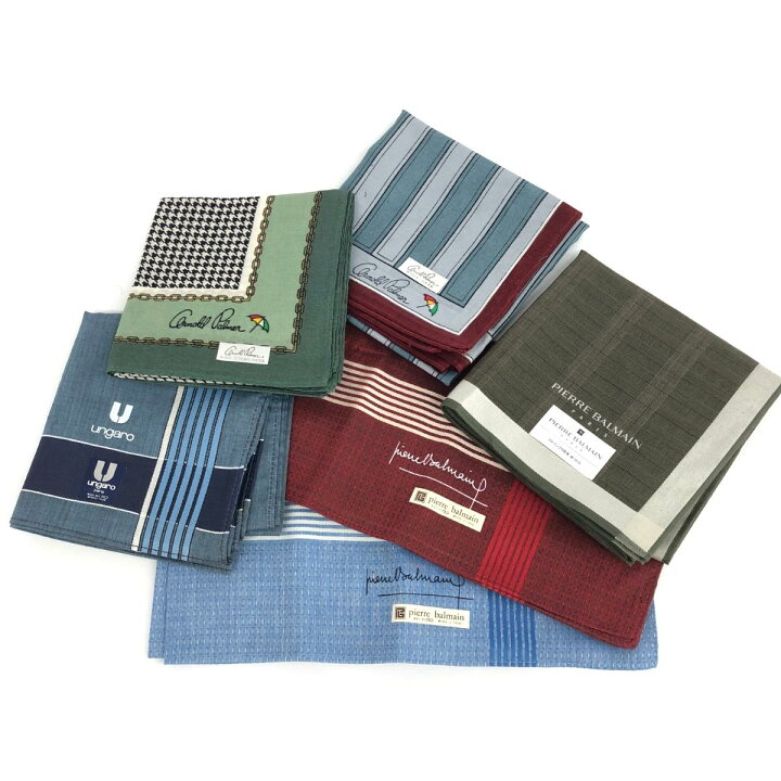 楽天市場】ピエールバルマン アーノルドパーマー ウンガロ ハンカチ 6  