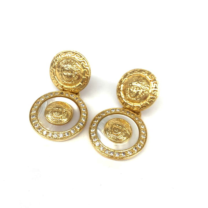 楽天市場】Gianni Versace ジャンニヴェルサーチ イヤリング ゴールド  