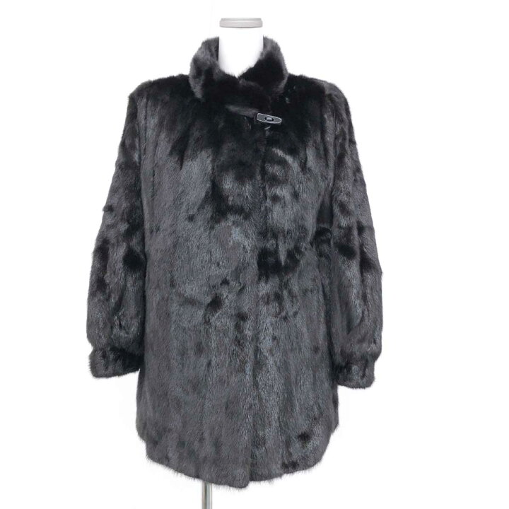 楽天市場】SAGA MINK サガミンク ミンク毛皮コート ブラック  