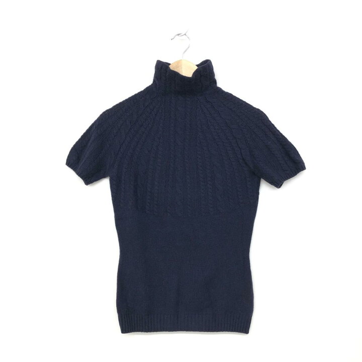 楽天市場】LORO PIANA ロロピアーナ 半袖ニット サイズ42 ネイビー  