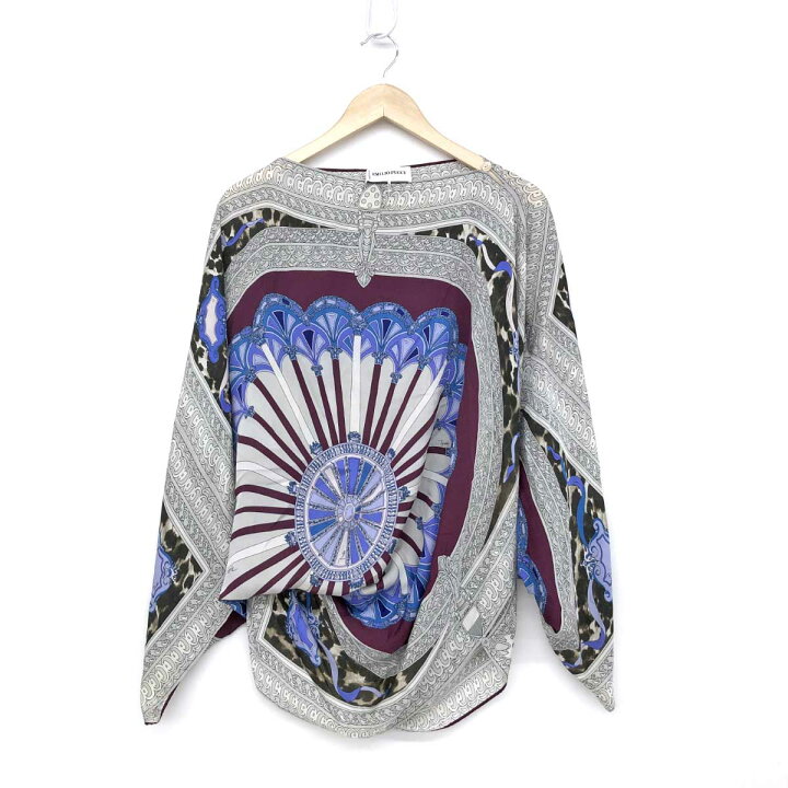 楽天市場】EMILIO PUCCI エミリオプッチ 長袖ブラウス 良好 サイズI38 