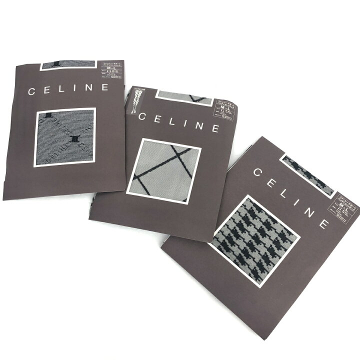 楽天市場】CELINE セリーヌ ストッキング 3枚セット 未使用品 M～L 