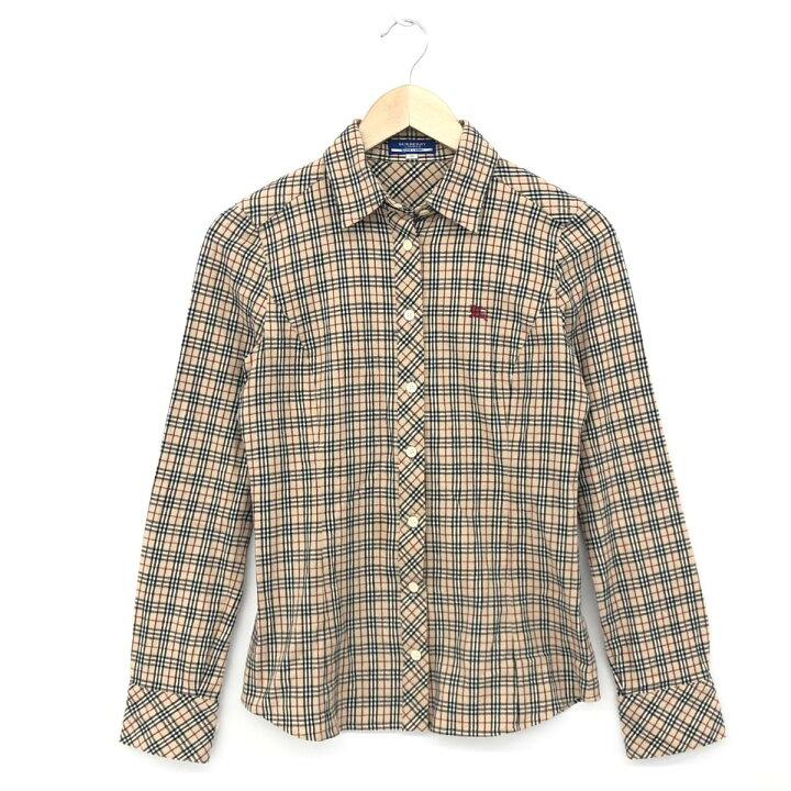 楽天市場】BURBERRY BLUE LABEL バーバリーブルーレーベル 長袖シャツ 