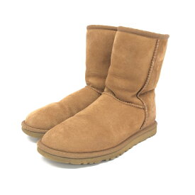 UGG アグ ムートンブーツ 23.0 ブラウン シープスキン レディース 靴 シューズ ブーティー boots 【中古】