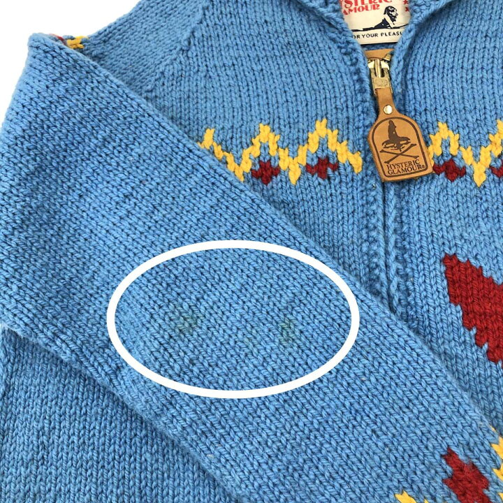 楽天市場】HYSTERIC GLAMOUR ヒステリックグラマー カウチンニット 