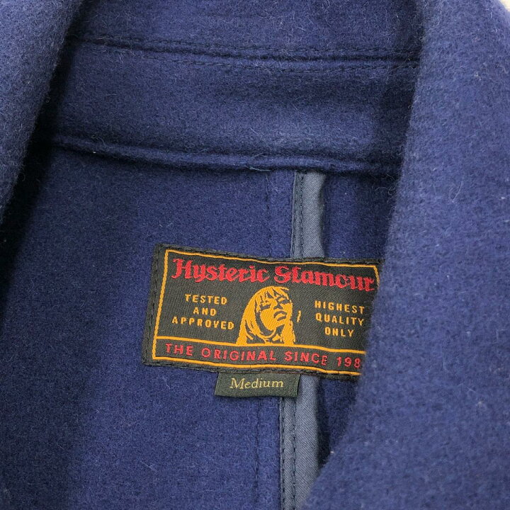 楽天市場】HYSTERIC GLAMOUR ヒステリックグラマー ピーコート Mサイズ 