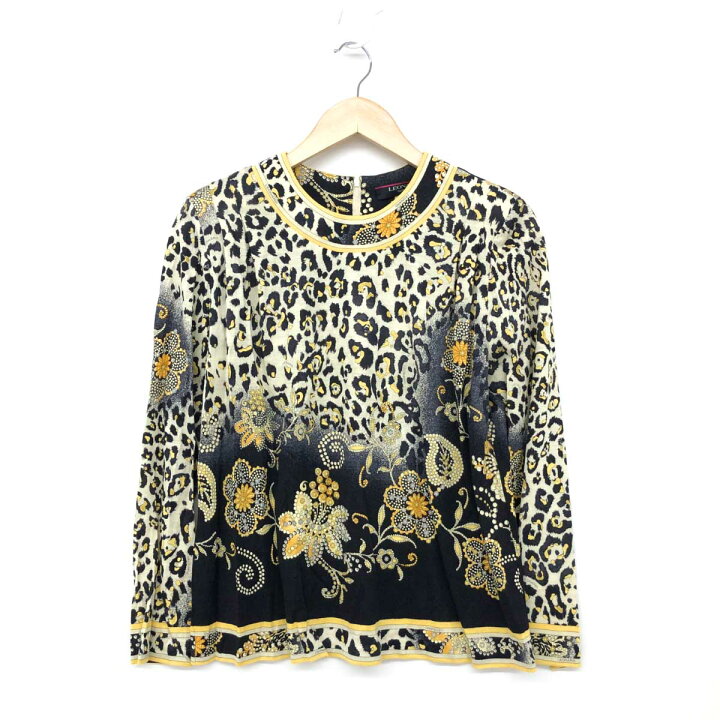 楽天市場】LEONARD レオナール 長袖カットソー 美品 L 0369136 