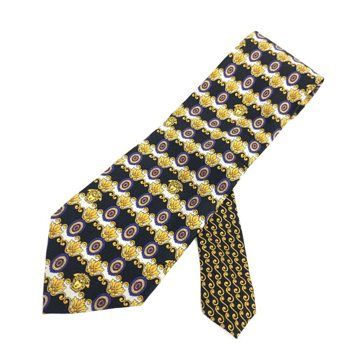 楽天市場】Gianni Versace ジャンニヴェルサーチ ネクタイ ブラック  