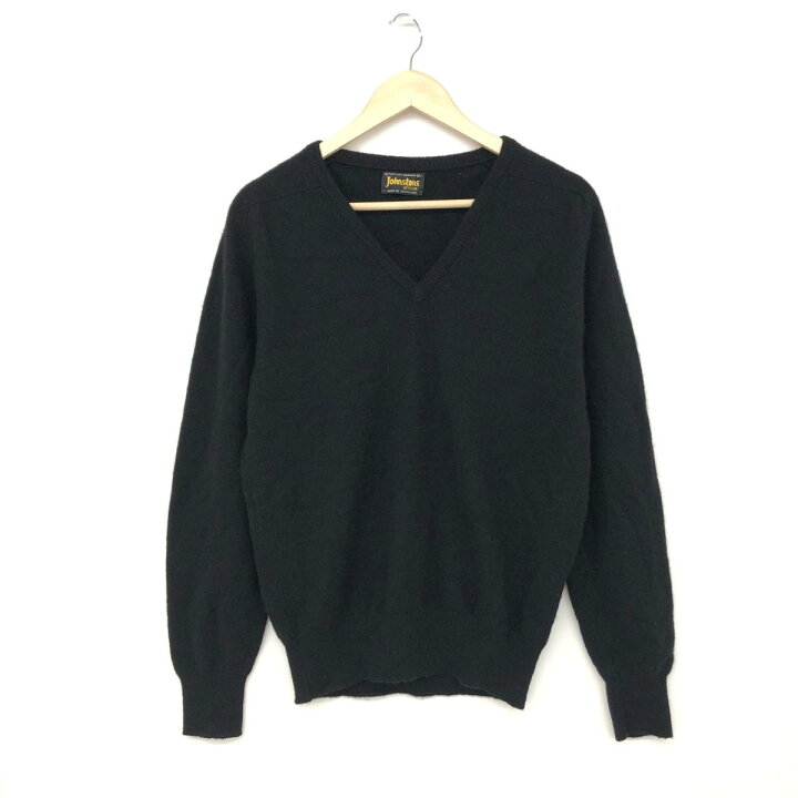 楽天市場】Johnstons ジョンストンズ Vネックニット サイズ40 ブラック  