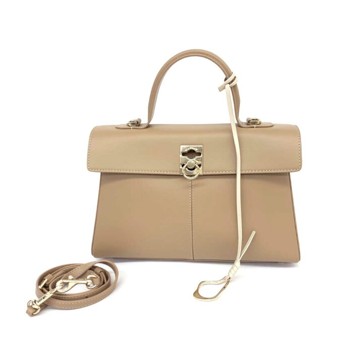 楽天市場】CAFUNE カフネ 2WAYバッグ 美品 ベージュ レザー レディース  