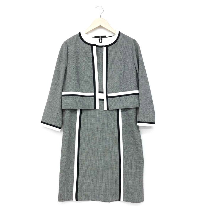 楽天市場】LANVIN COLLECTION ランバンコレクション ワンピーススーツ  
