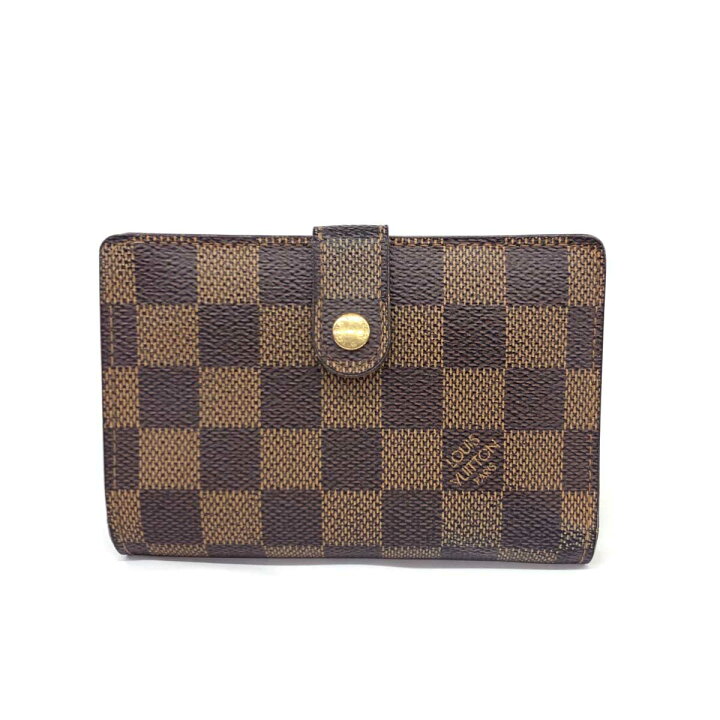 楽天市場】LOUIS VUITTON ルイヴィトン ダミエ エベヌ ポルトモネビエ  