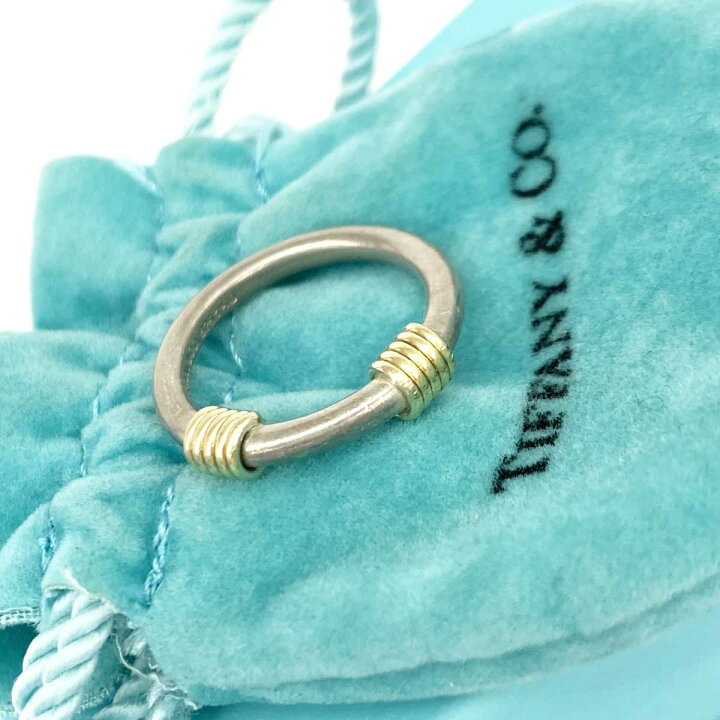 楽天市場】TIFFANY&Co. ティファニー バンドウィズ2ワイヤー SVリング 