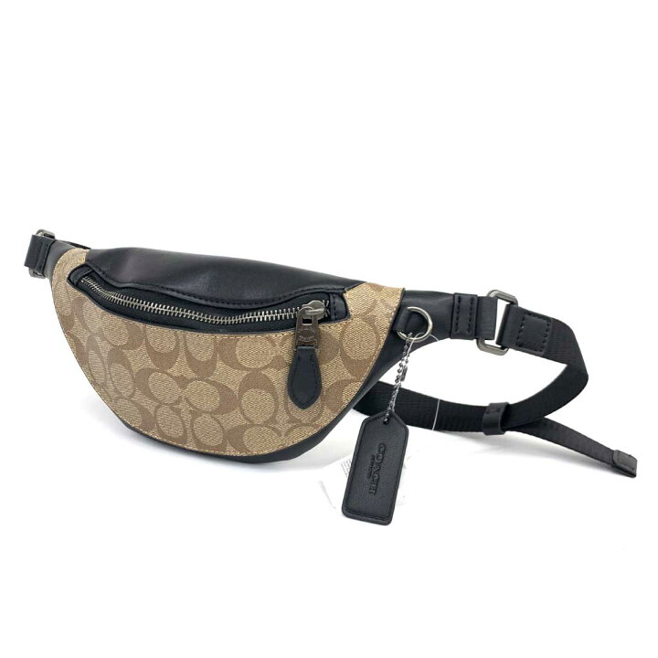 楽天市場】COACH コーチ ボディバッグ 未使用品 F84711 ブラウン PVC 