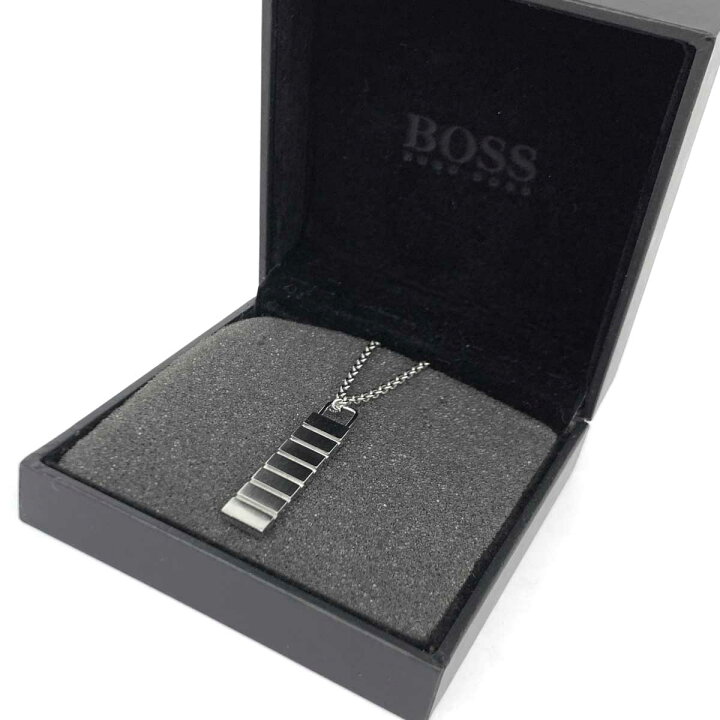 楽天市場】HUGO BOSS ヒューゴボス ネックレス 良好 シルバーカラー 