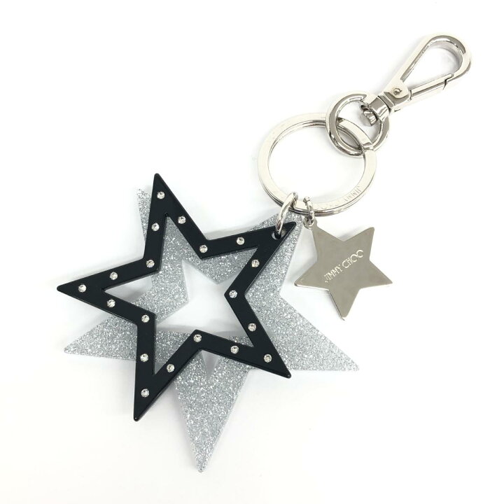 楽天市場】JIMMY CHOO ジミーチュウ キーリング 美品 ブラック  