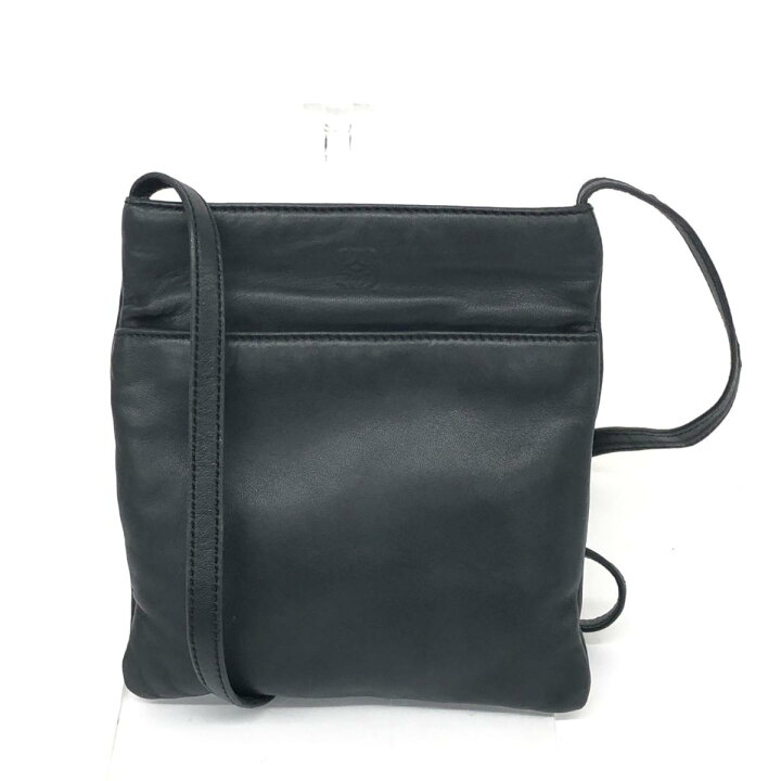 楽天市場】LOEWE ロエベ ミニショルダーバッグ ポシェット ブラック 