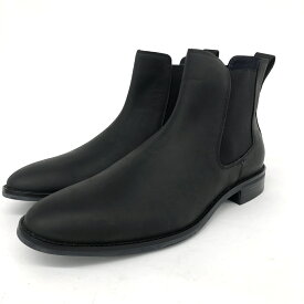Cole Haan コールハーン サイドゴア ブーツ 未使用品 7M ブラック メンズ 靴 シューズ boots ワークブーツ 【中古】