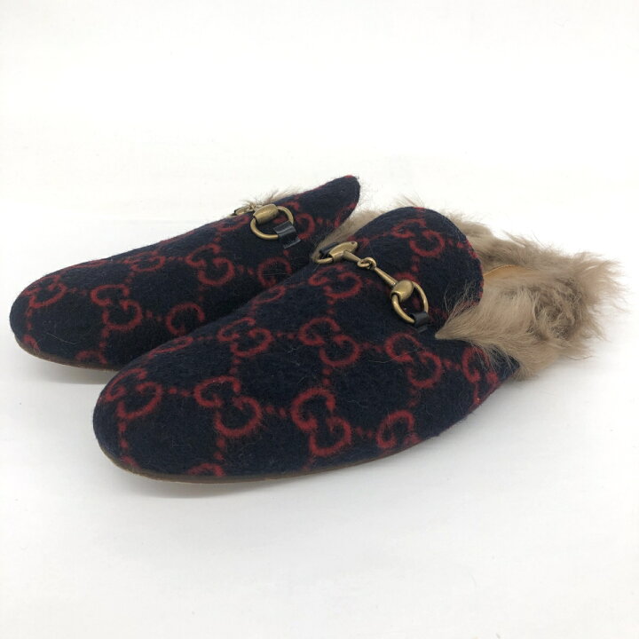 楽天市場】GUCCI グッチ プリンスタウン サンダル 8 ネイビー メンズ 