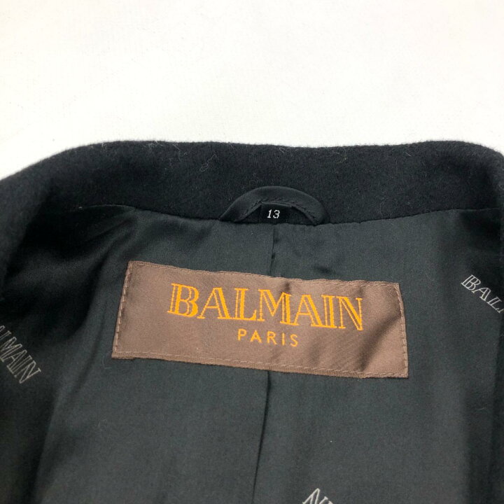 楽天市場】BALMAIN PARIS バルマン カシミヤロングコート 大きいサイズ 