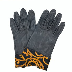 Christian Dior クリスチャンディオール 手袋 ブラック レディース ヴィンテージ glove グローブ 服飾小物 【中古】