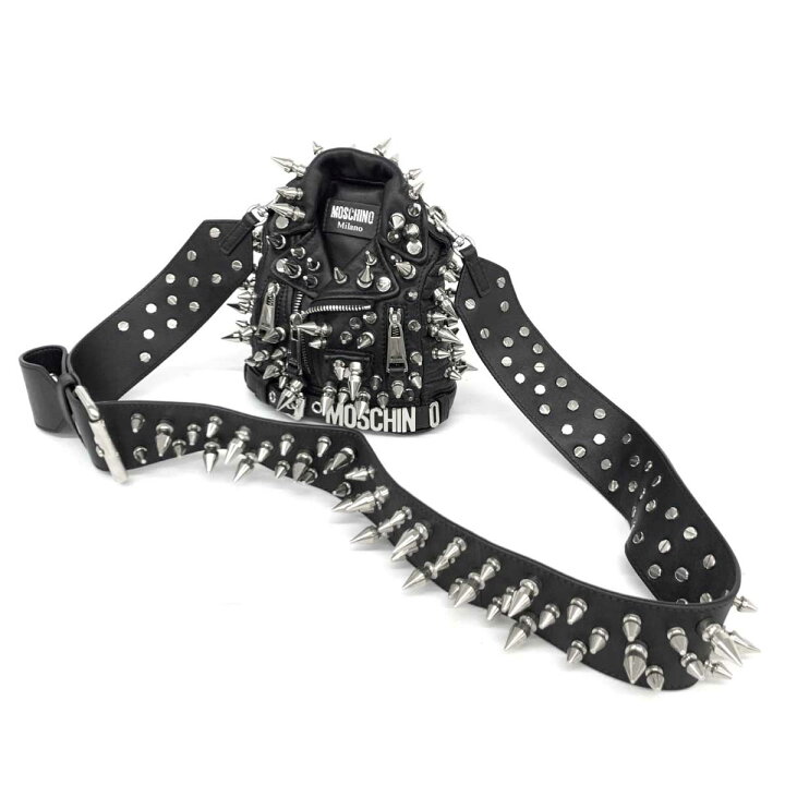 楽天市場】MOSCHINO モスキーノ ショルダーバッグ 良好 ブラック 