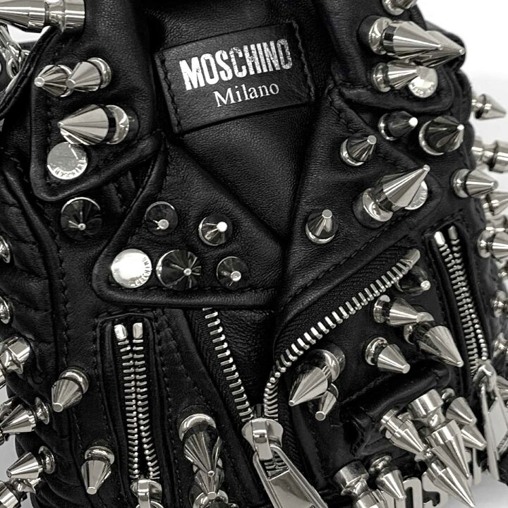 楽天市場】MOSCHINO モスキーノ ショルダーバッグ 良好 ブラック 