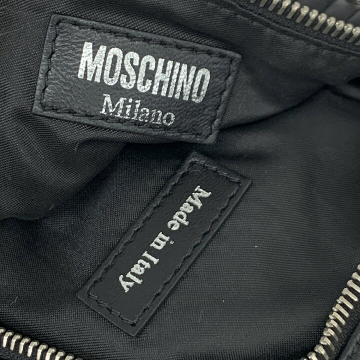 楽天市場】MOSCHINO モスキーノ ショルダーバッグ 良好 ブラック 