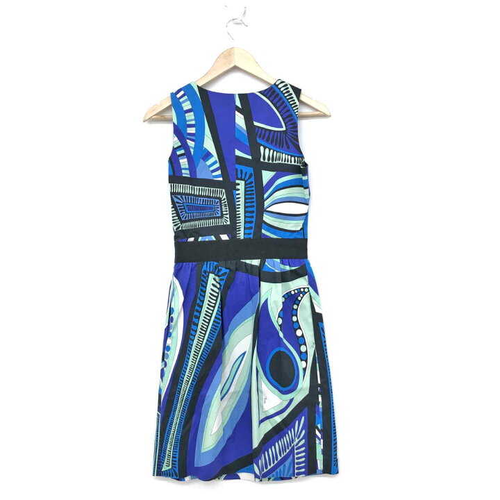 楽天市場】EMILIO PUCCI エミリオプッチ ノースリーブワンピース 良好 