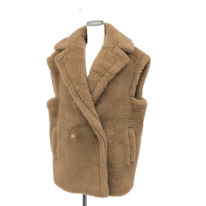 楽天市場】MAX MARA マックスマーラ ボアベスト 未使用品 サイズS 