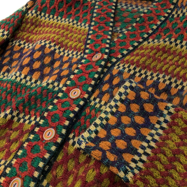 楽天市場】MISSONI ミッソーニ Vネックカーディガン マルチカラー 