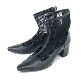 UNITED TOKYO ユナイテッドトウキョウ シースルーブーツ 美品 サイズ2 J0869 ブラック メッシュ レディース 靴 シューズ boots 【中古】