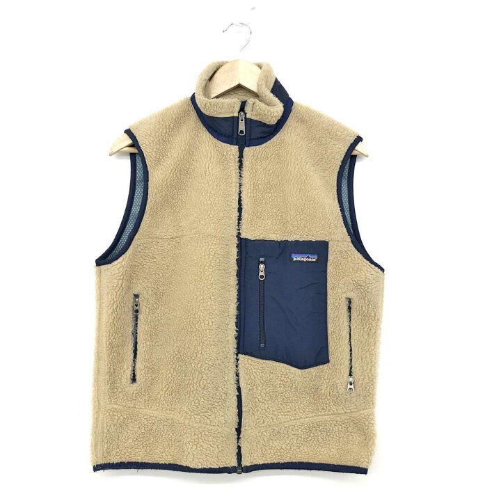 楽天市場】patagonia パタゴニア ボアベスト サイズS ベージュ メンズ 