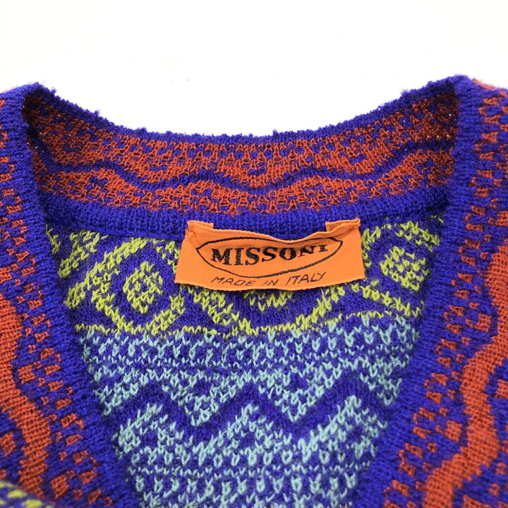 楽天市場】MISSONI ミッソーニ ニットワンピース 良好 大きいサイズ44 