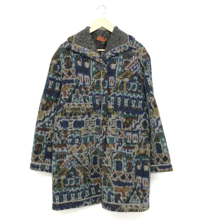 楽天市場】MISSONI ミッソーニ コート 良好 サイズ42-08 マルチカラー  