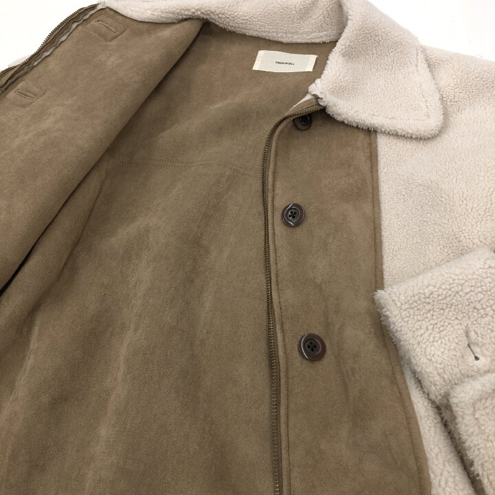 楽天市場】TODAYFUL トゥデイフル ボンディングボアコート 36 ベージュ 