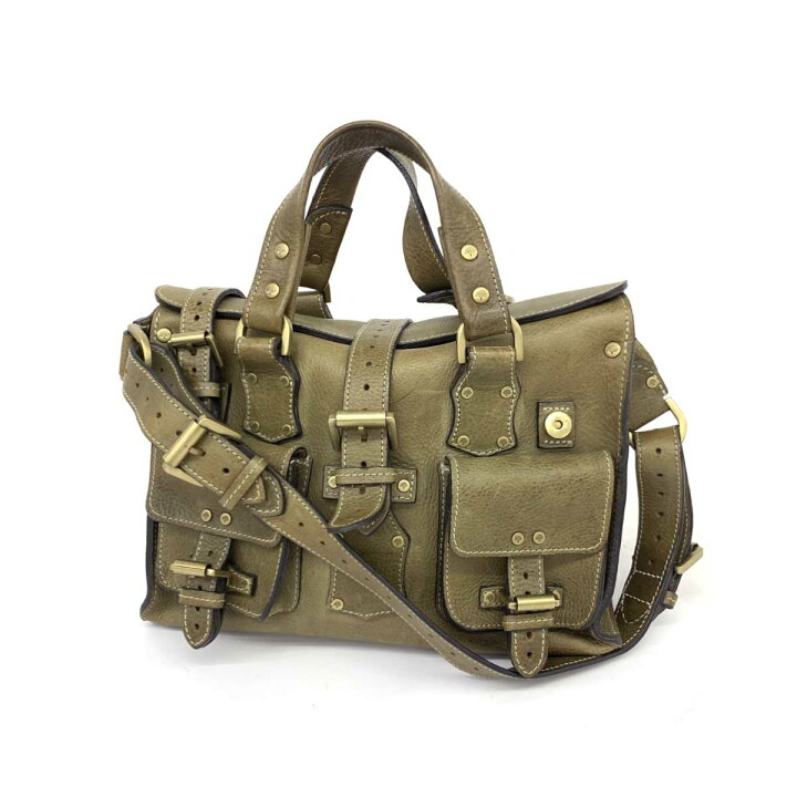 楽天市場】MULBERRY マルベリー ロクサンヌ 2WAYバッグ グリーン  