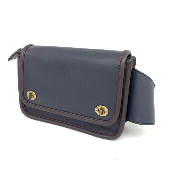 楽天市場】COACH コーチ レガシー ボディバッグ 良好 70722 ネイビー 