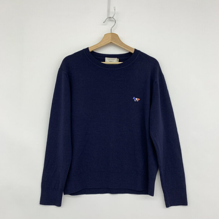 楽天市場】MAISON KITSUNE メゾンキツネ クルーネック ニット L 