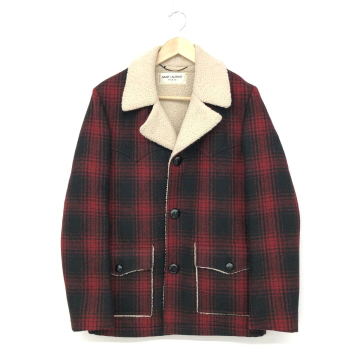 楽天市場】SAINT LAURENT PARIS サンローランパリ ボアジャケット 