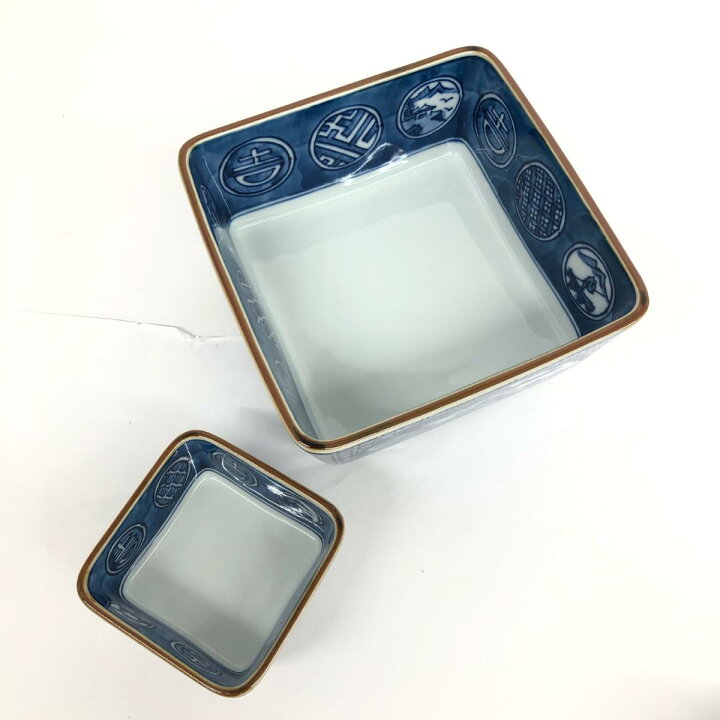 楽天市場】源右衛門窯 ゲンエモン 祥瑞間取山水図 向付 5客×2セット 