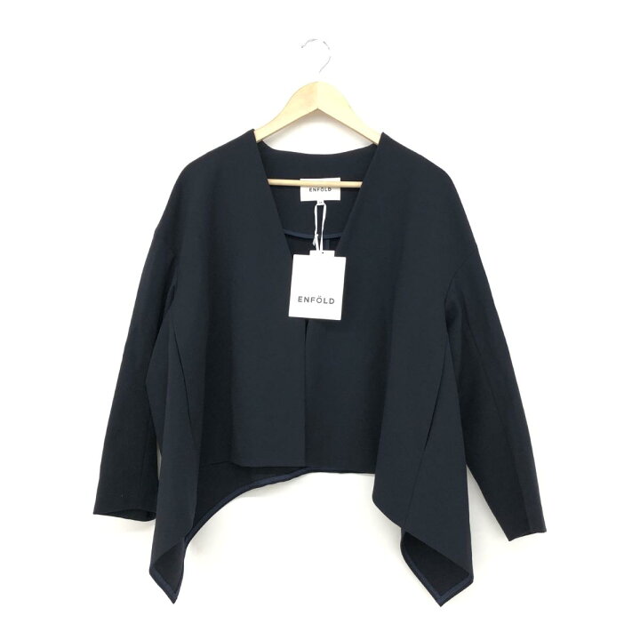 楽天市場】ENFOLD エンフォルド ノーカラーデザインジャケット 未使用  