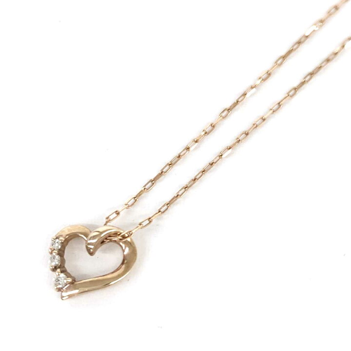 楽天市場】4℃ ヨンドシー K10PGネックレス 美品 ゴールドカラー K10PG 