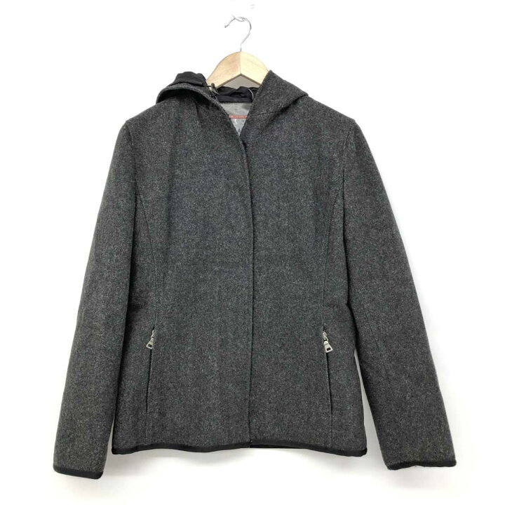 楽天市場】PRADA SPORTS プラダスポーツ メルトンコート 良好 サイズ42 