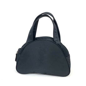 YvesSaintLaurent(YSL) イヴサンローラン ハンドバッグ ブラック ナイロン YSLロゴ レディース bag 鞄 【中古】