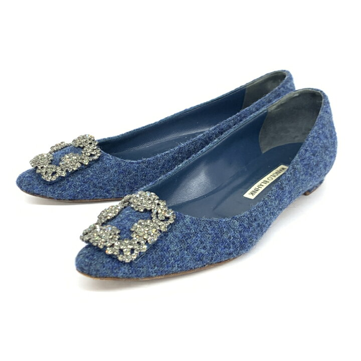 楽天市場】MANOLO BLAHNIK マノロブラニク パンプス 36.5 ブルー 