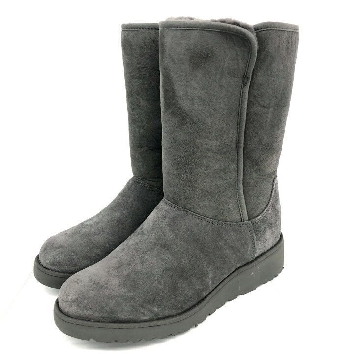 楽天市場】UGG アグ ムートン ブーツ 美品 UK4 グレー レディース 靴 