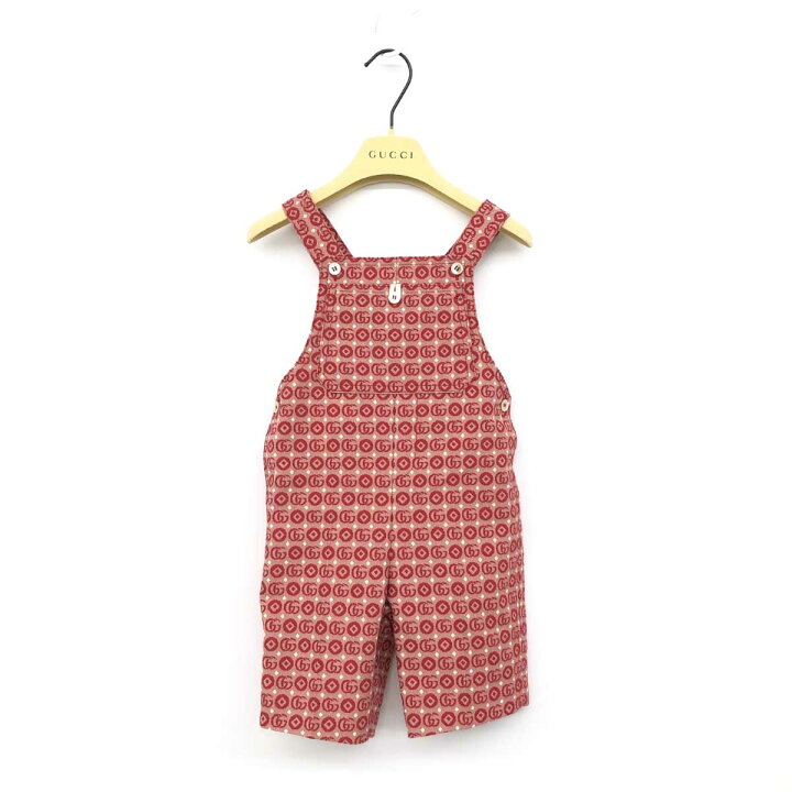 楽天市場】GUCCI グッチ サロペット 新品同様 24m 90/53 レッド 