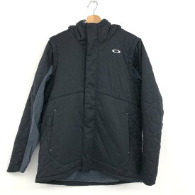 OAKLEY オークリー ジップアップ ジャケット 未使用品 XXL ブラック メンズ アウター UNEVEN　PUFF　JACKET 2WAY ベスト 7 【中古】